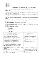 Giáo án toán số học lớp 6