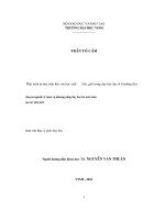 phát triển tư duy toán học của học sinh khá, giỏi trong dạy học đại số ở trường thcs