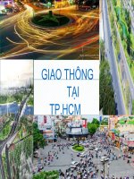 slide thuyết trình quản trị học đề tài giao thông tại tp.hcm