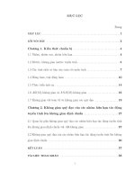 không gian quỹ đạo của các nhóm hữu hạn tác động tuyến tính lên không gian định chuẩn