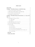 thời điểm markov đối với bộ lọc và lọc chỉ số tập