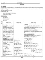 Giáo án toán hình học 12 (từ tiết 25 đến 30 )