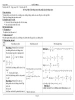 Giáo án toán hình học 12 (từ tiết 31 đến 34)