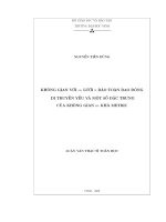 không gian với sn-lưới б-bảo toàn bao đóng di truyền yếu và một số đặc trưng của không gian sn-khả metric