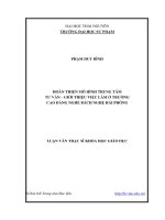 Hoàn thiện mô hình trung tâm tư vấn, giới thiệu việc làm ở trường Cao đẳng nghề bách nghệ Hải Phòng