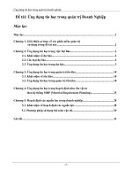 ứng dụng tin học trong quản trị doanh nghiệp