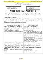 GIÁO ÁN GIẢNG DẠY NGỮ VĂN LỚP 10