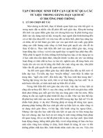 SKKN: TẬP CHO HỌC SINH TIẾP CẬN LỊCH SỬ QUA CÁC TƯ LIỆU TRONG GIẢNG DẠY LỊCH SỬ Ở TRƯỜNG PHỔ THÔNG