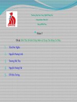 đề tài: biến tần, bộ khởi động mềm sử dụng cho động cơ điện