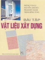 lý thuyết và bài tập vat lieu xây dựng