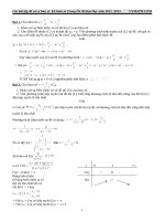 Bài tập khảo sát hàm số có lời giải