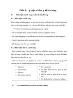 Các nhân tố ảnh hưởng đến tâm lý mua của khách hàng