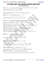 Sử dụng bất đẳng thức phụ trong chứng minh bất đẳng thức