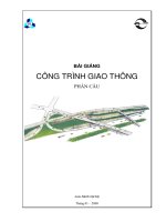 Bài giảng xây dựng công trình giao thông  DHBK