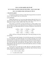 Chuyên đề xử lí nước thải bằng phương pháp đông – keo tụ hoá học