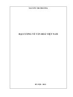 ĐẠI CƯƠNG VỀ VĂN HÓA VIỆT NAM