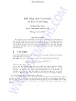 Bất đẳng thức garfunkel và một số mở rộng