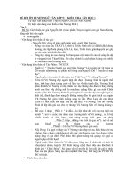 ĐỀ BÀI ÔN LUYỆN VĂN LỚP  HKI