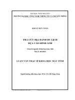 Tra cứu địa danh du lịch dựa vào hình ảnh