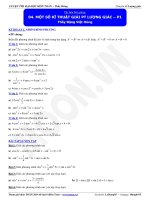 Bài tập lượng giác cơ bản và nâng cao