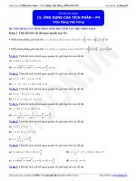 Ứng dụng tích phân  luyện thi đại học phần 4