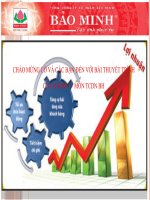 phân tích tình hình tài chính công ty cổ phần bảo minh