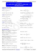 Một số kĩ thuật giải phương trình lượng giác  P2