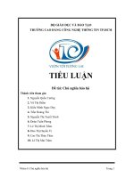 đề tài: chủ nghĩa bảo hộ