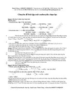 Bài tập axit hữu cơhóa học 12