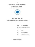 xây dựng cấu trúc vốn tối ưu nhằm tối đa hóa giá trị doanh nghiệp tại ngân hàng thương mại cổ phần á châu