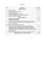 skkn một số giải pháp quản lý chuyên môn nâng cao chất lượng giáo dục ở trường THCS văn tiến