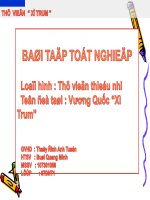 luận văn thiết kế thời trang - vương quốc xì- trum