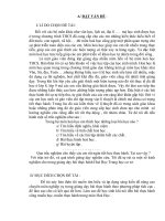 một số kinh nghiệm cho trong giảng dạy bài thực hành hoá học trung học cơ sở