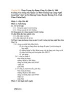 Thực Trạng Áp Dụng Công Cụ Qản Lý Môi Trường Vào Công Tác Quản Lý Môi Trường Tại Làng Nghề Làm Bún Vân Cù (Xã Hương Toàn, Huyện Hương Trà, Tỉnh Thừa Thiên Huế)