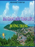 bài giảng toán 2 chương 3 bài 22 đường thẳng