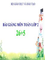 bài giảng toán 2 chương 2 bài 17 26+5