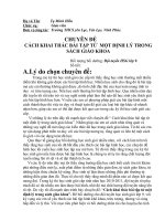 skkn CÁCH KHAI THÁC bài tập từ một ĐỊNH lý TRONG SÁCH GIÁO KHOA