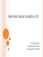 slide bài giảng giới thiệu về  phương pháp nghiên cứu