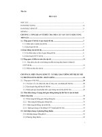 ĐỒ ÁN: Phân tích và đánh giá khả năng tiếp cận dịch vụ giao thông vận tải của các hộ gia đình phường Hàng Buồm  Hoàn Kiếm