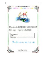 Hình Không Gian (Dạy Thêm Chuẩn)