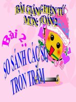 bài giảng toán 2 chương 6 bài 2 so sánh các số tròn trăm