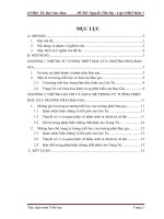 TIỂU LUẬN TRIẾT TƯ TƯỞNG TRIẾT HỌC ĐẠO GIA  NHỮNG GIÁ TRỊ VÀ HẠN CHẾ