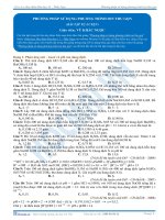 phương pháp sử dụng phương trình ion thu gọn