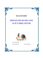 Đồ án thiết kế nhà máy bia năng suất 25 triệu lít năm