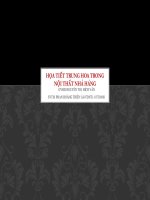 luận văn thiết kế nội thất nhà hàng trung hoa  chinese restaurant