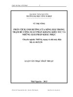 Phân tích ảnh hưởng của sóng hài trong trạm bù công suất phản kháng kiểu SVC và những giải pháp khắc phục
