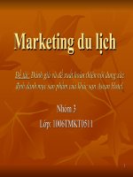 đánh giá và đề xuất hoàn thiện nội dung xác định danh mục sản phẩm của khác sạn asean hotel.định danh mục sản phẩm của khác sạn asean hotel