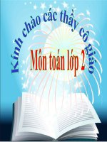 bài giảng toán 2 chương 2 bài 20 phép cộng có tổng bằng 100