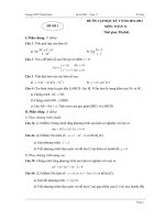 bộ đề ôn thi toán học kỳ hai lớp 11