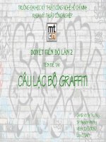 luận văn thiết kế nội thất câu lạc bộ graffiti